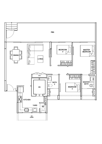 Uber 388 - Floor Plan