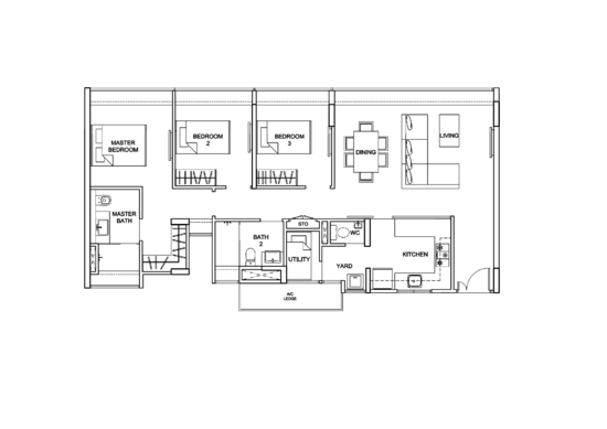 Uber 388 - Floor Plan