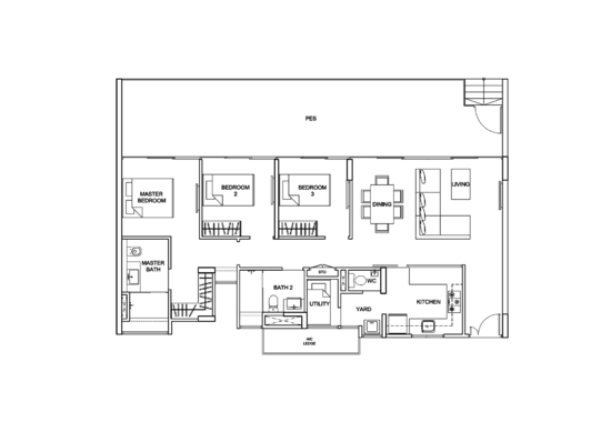 Uber 388 - Floor Plan
