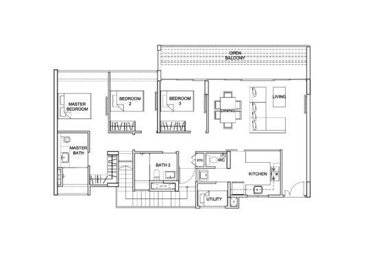 Uber 388 - Floor Plan