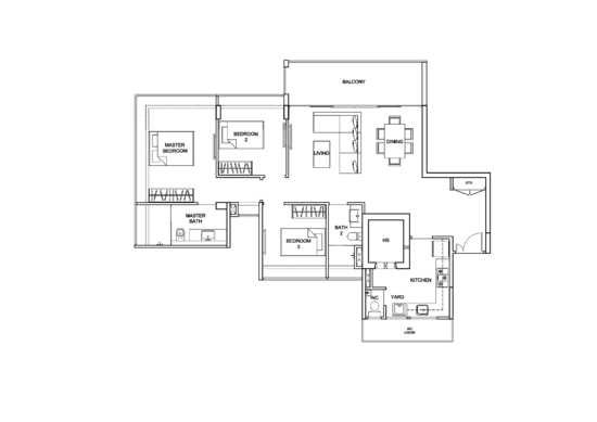 Uber 388 - Floor Plan