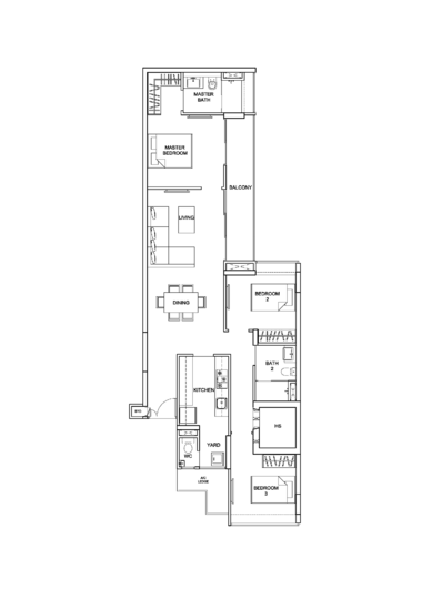 Uber 388 - Floor Plan