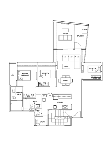 Uber 388 - Floor Plan