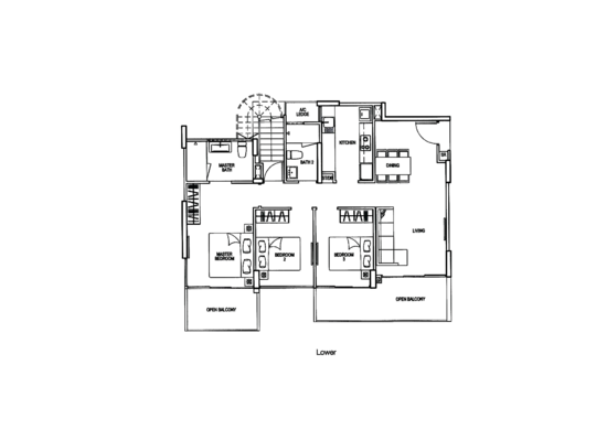 Riverparc Residence - Floor Plan
