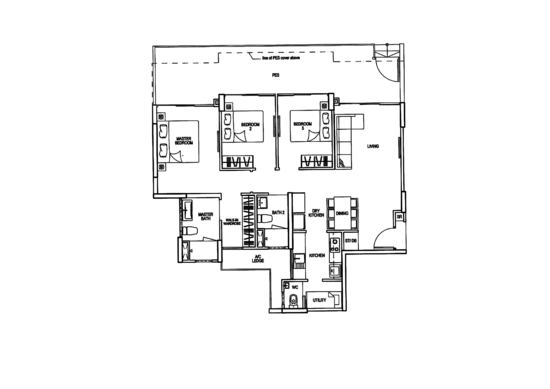 Riverparc Residence - Floor Plan