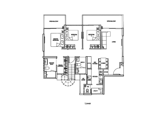 Riverparc Residence - Floor Plan