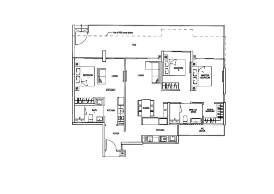 Riverparc Residence - Floor Plan