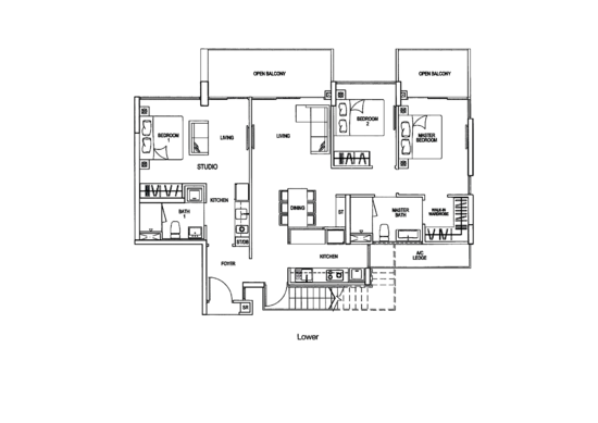 Riverparc Residence - Floor Plan