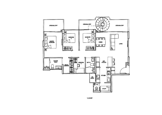 Riverparc Residence - Floor Plan