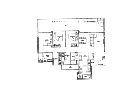 Riverparc Residence - Floor Plan