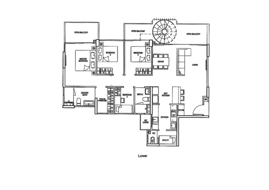 Riverparc Residence - Floor Plan