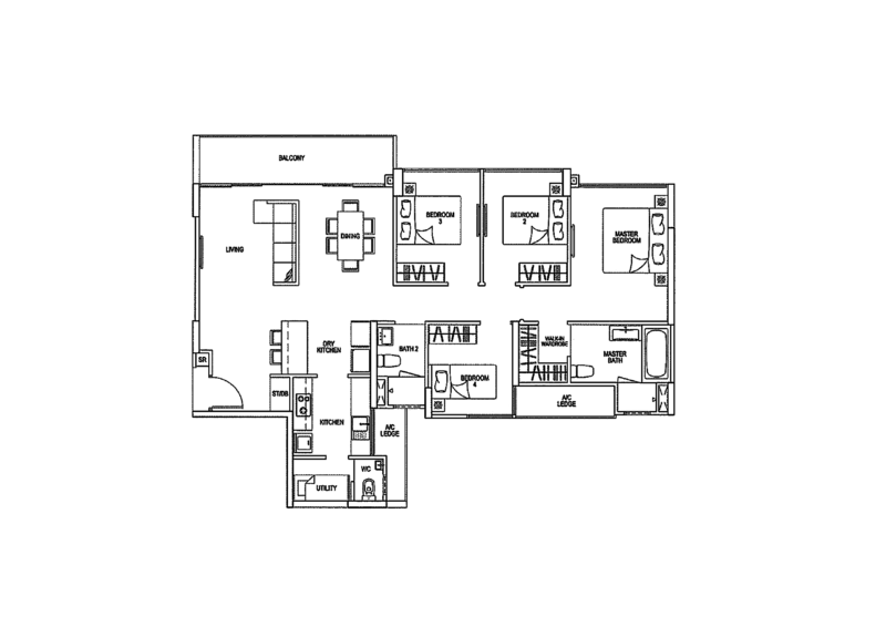 Riverparc Residence, 90 Punggol Drive, 4 Bedrooms, 1,346 sqft, Executive Condominium For Sale, by Doreen Tan, 500196514 - PropertyGuru.com.sg