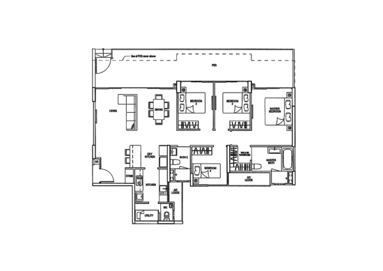 Riverparc Residence - Floor Plan