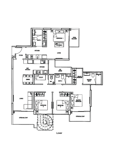 Riverparc Residence - Floor Plan