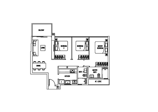 Boathouse Residences - Floor Plan