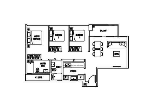 Boathouse Residences - Floor Plan