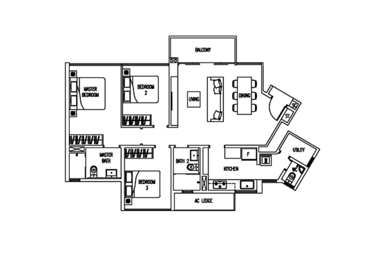 Boathouse Residences - Floor Plan