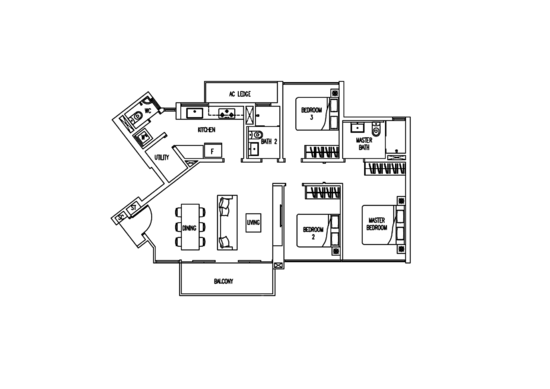 Boathouse Residences - Floor Plan