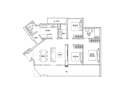 Boathouse Residences - Floor Plan