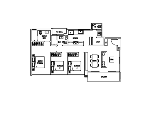 Boathouse Residences - Floor Plan