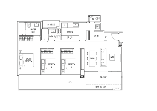 Boathouse Residences - Floor Plan