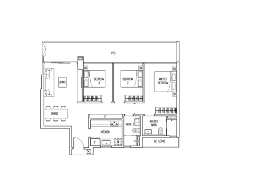Boathouse Residences - Floor Plan