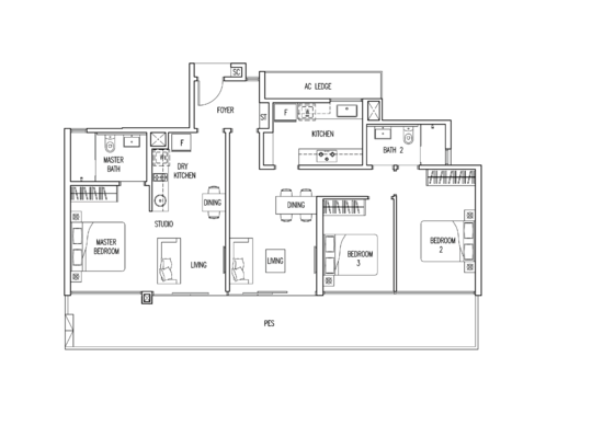 Boathouse Residences - Floor Plan