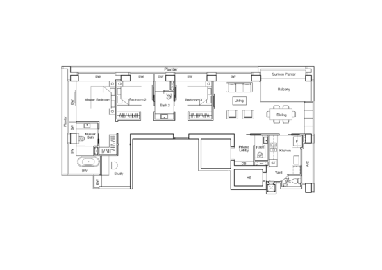 Nouvel 18 - Floor Plan