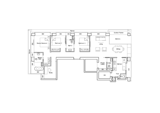 Nouvel 18 - Floor Plan