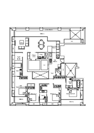 Nouvel 18 - Floor Plan