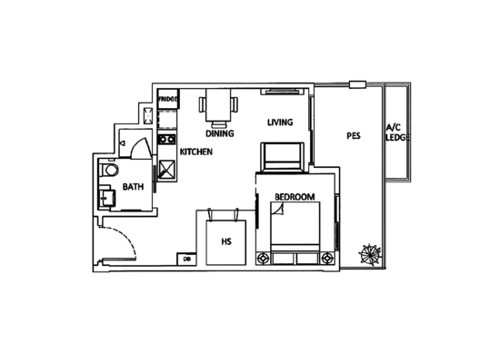 The Urbanite - Floor Plan