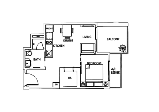 The Urbanite - Floor Plan