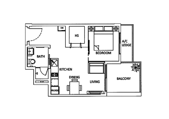 The Urbanite - Floor Plan