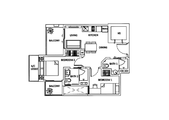 The Urbanite - Floor Plan