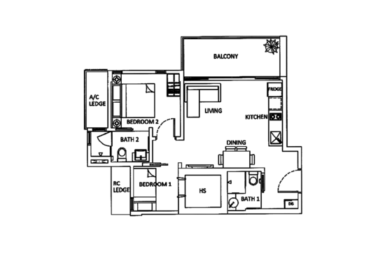 The Urbanite - Floor Plan