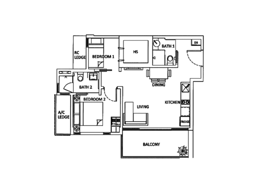 The Urbanite - Floor Plan