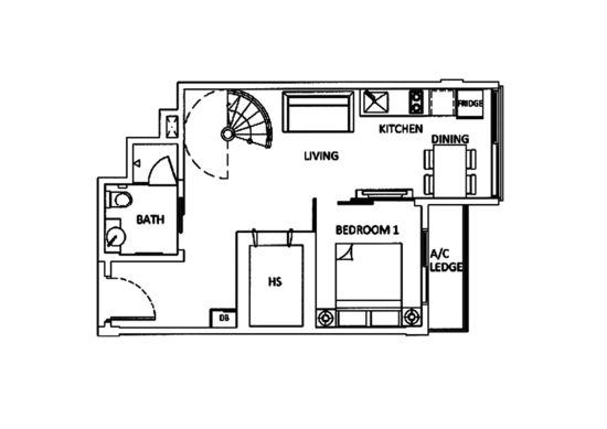 The Urbanite - Floor Plan