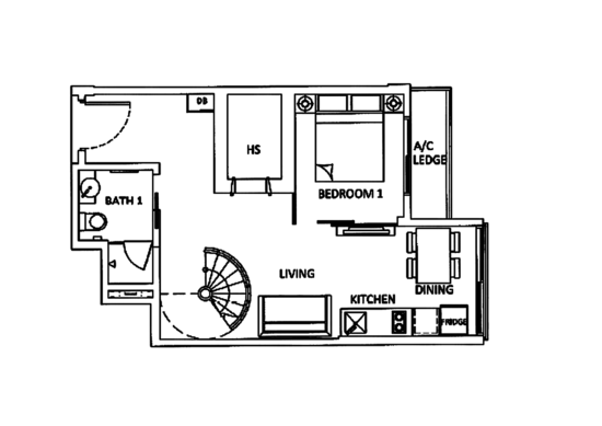 The Urbanite - Floor Plan