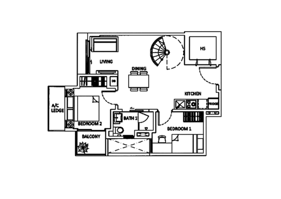 The Urbanite - Floor Plan
