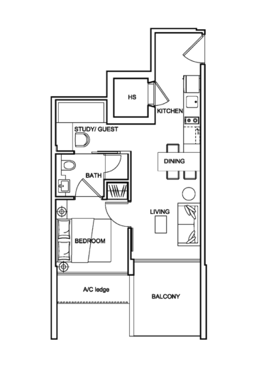 Centra Loft - Floor Plan