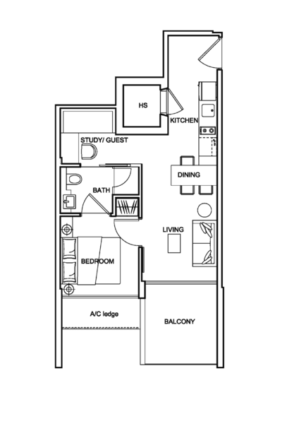 Centra Loft, 3 Lorong 35 Geylang, 1 Bedroom, 506 sqft, Condominium For Rent, by Clarabel Chin, 500160157 - PropertyGuru.com.sg