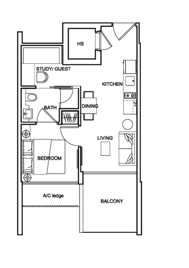 Centra Loft - Floor Plan