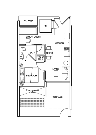 Centra Loft - Floor Plan