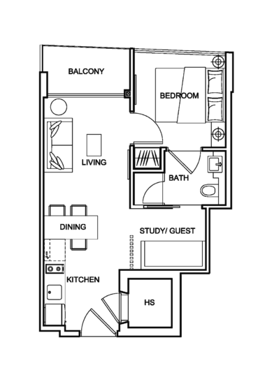 Centra Loft - Floor Plan