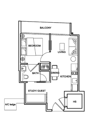 Centra Loft - Floor Plan