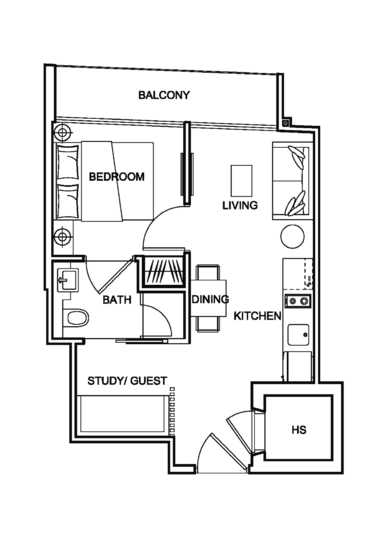 Centra Loft - Floor Plan