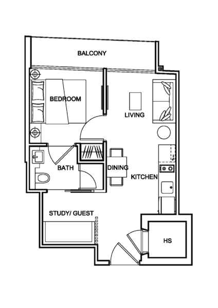 Centra Loft, 3 Lorong 35 Geylang, 1 Bedroom, 431 sqft, Condominium For Sale, by Kathleen Tan, 500197282 - PropertyGuru.com.sg