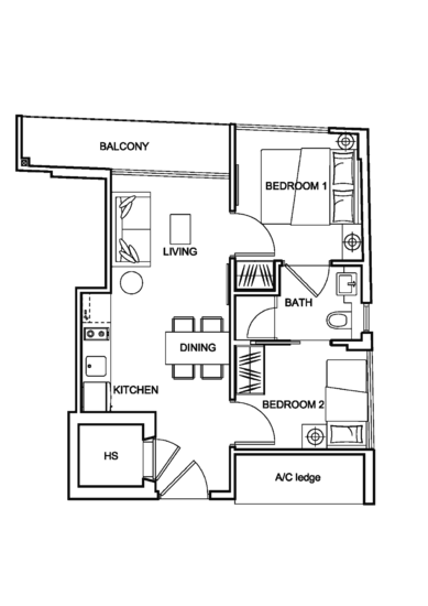 Centra Loft - Floor Plan
