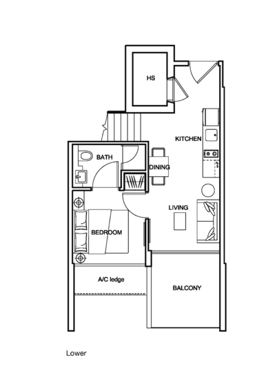 Centra Loft - Floor Plan