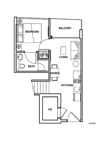 Centra Loft - Floor Plan